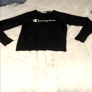Black champion sweatshirt